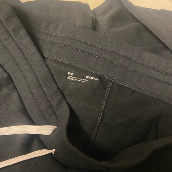 Last 1! NWT! Under Armour women’s UA Rival fleece joggers 2X black - Picture 6 of 7